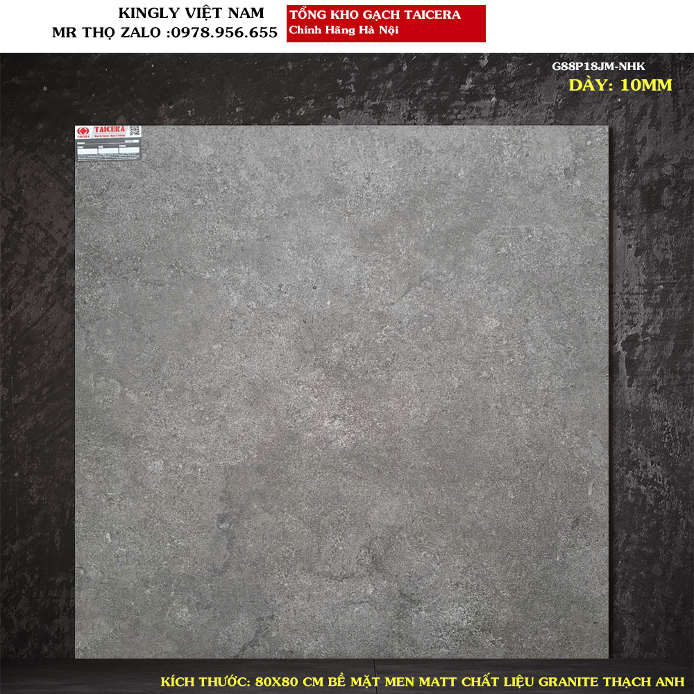 Gạch lát nền Granite 80x80 Taicera G88P18JM Loại 1